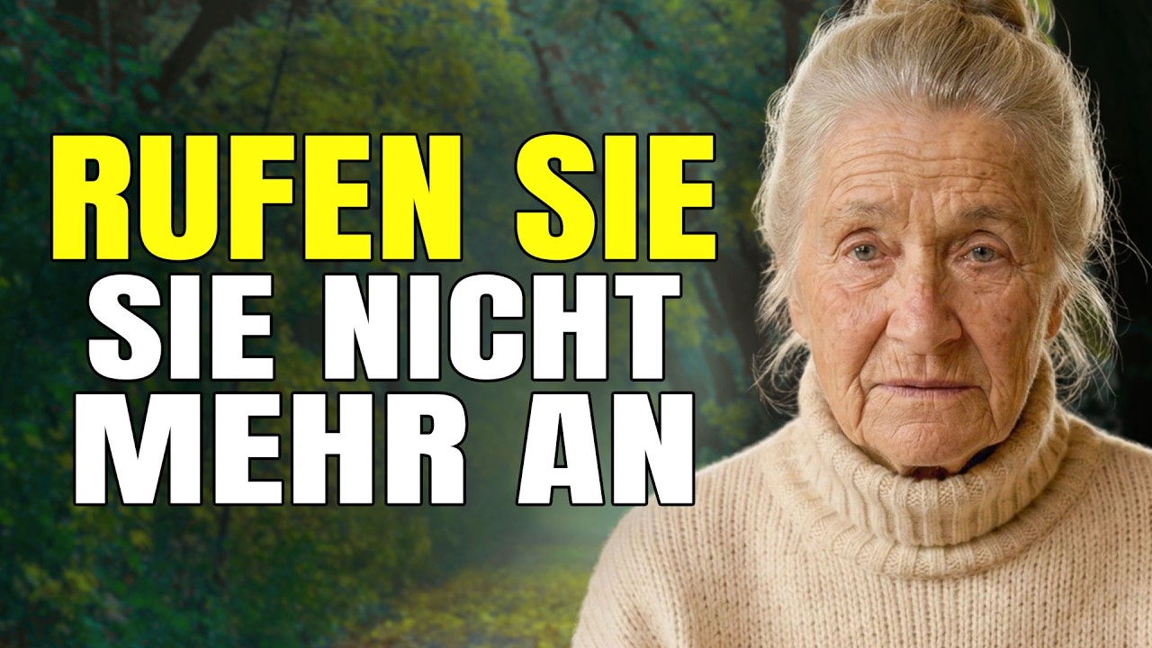 Ich bin 87 jahre alt… meine kinder besuchen mich nicht mehr – DAS habe ich getan !