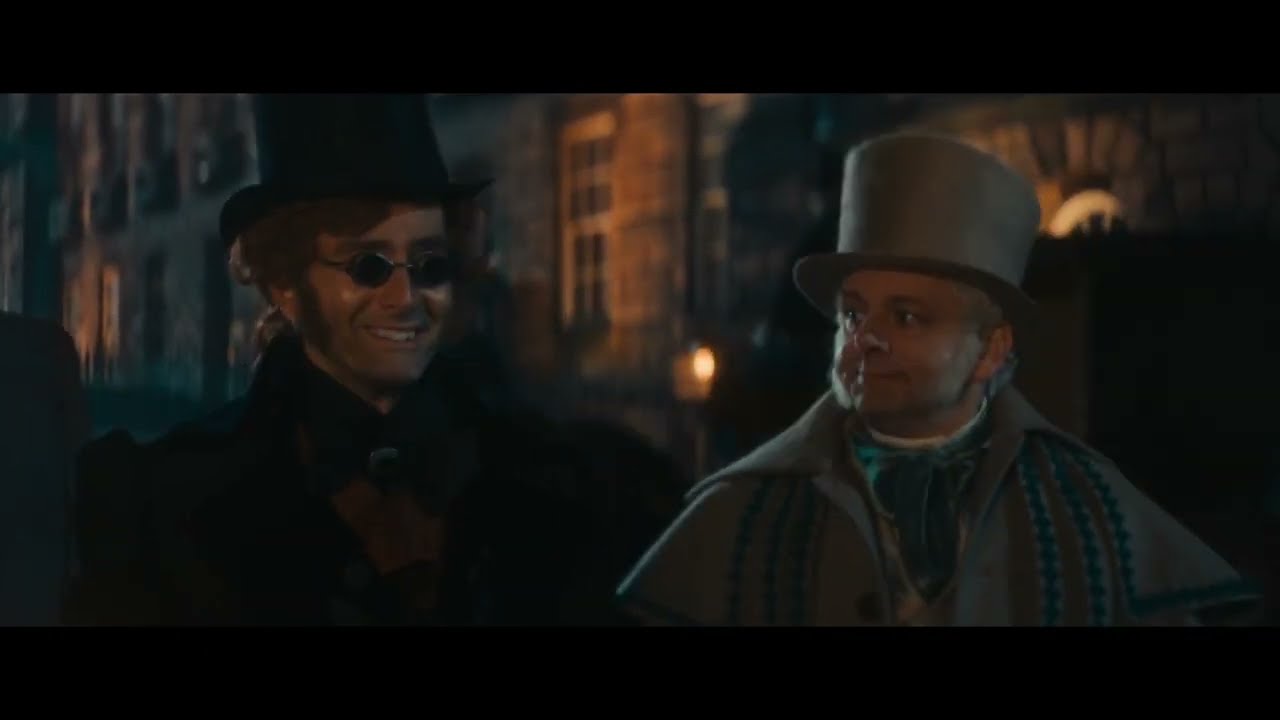 Aziraphale is still hung up on the morals of carrying a dead body around - Good Omens Season 2