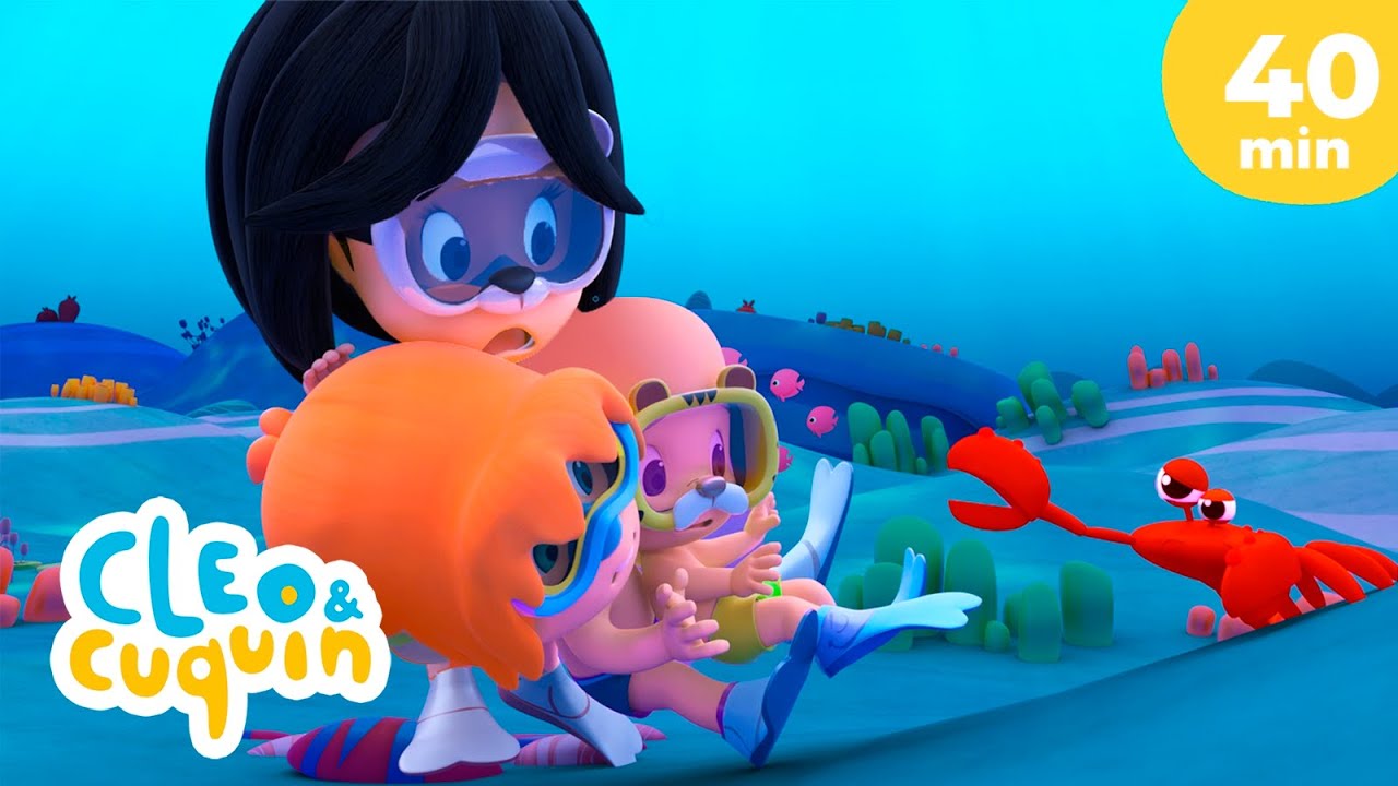 Um dia na praia - episódios e rimas infantis de Cleo e Cuquin