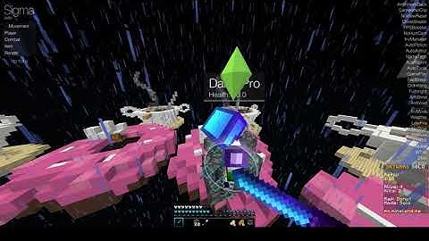 Hacking on Mineland Skywars with Sigma 5.0 | Cracked NCP Server | Free Config Download