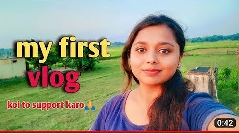 My First vlog 🔥❤ || Tisri Lahar || my first vlog viral Tricks || Its Nagar vlog  @bablu banna vlog