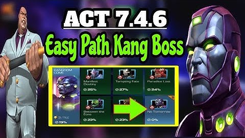 mcoc Act 7.4.6 easy path completion #superiorkang