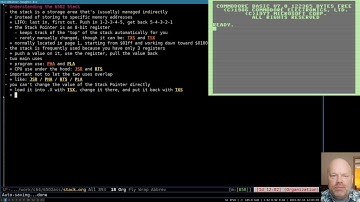 Commodore 128 Assembly Language #20: Understanding the 6502 Stack