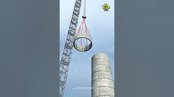 Hybrid Tower Base Construction | Lifting Precast Segments in Action