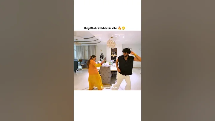 Only Bhabhi Ji Matches His vibe 🔥😁#ruchikarathore #nischaymalhan #abhishekmalhan #shorts