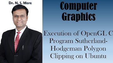Execution of OpenGL C Program Sutherland-Hodgeman Polygon Clipping #sutherland
