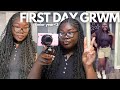 FIRST DAY OF SCHOOL GRWM *junior year* + school vlog (they messed up my schedule)