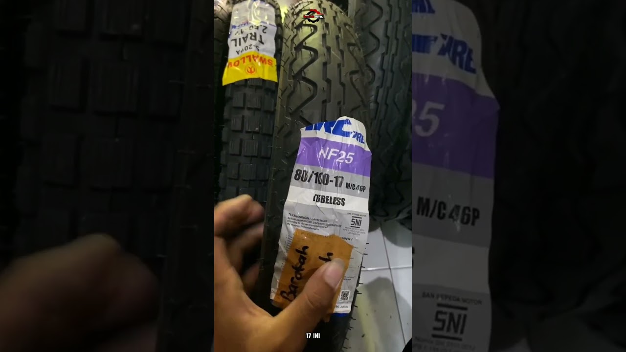 Ban IRC 100/90-17 Ring 17 - Performa Maksimal untuk Verza, Megapro, Vixion & Lainnya!