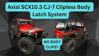 Axial SCX10.3 CJ-7 Clipless Body Mounting System