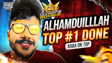 ALHUMDULILLAH TOP 1 IN ULTIMATE ROYALE  | DAY 20