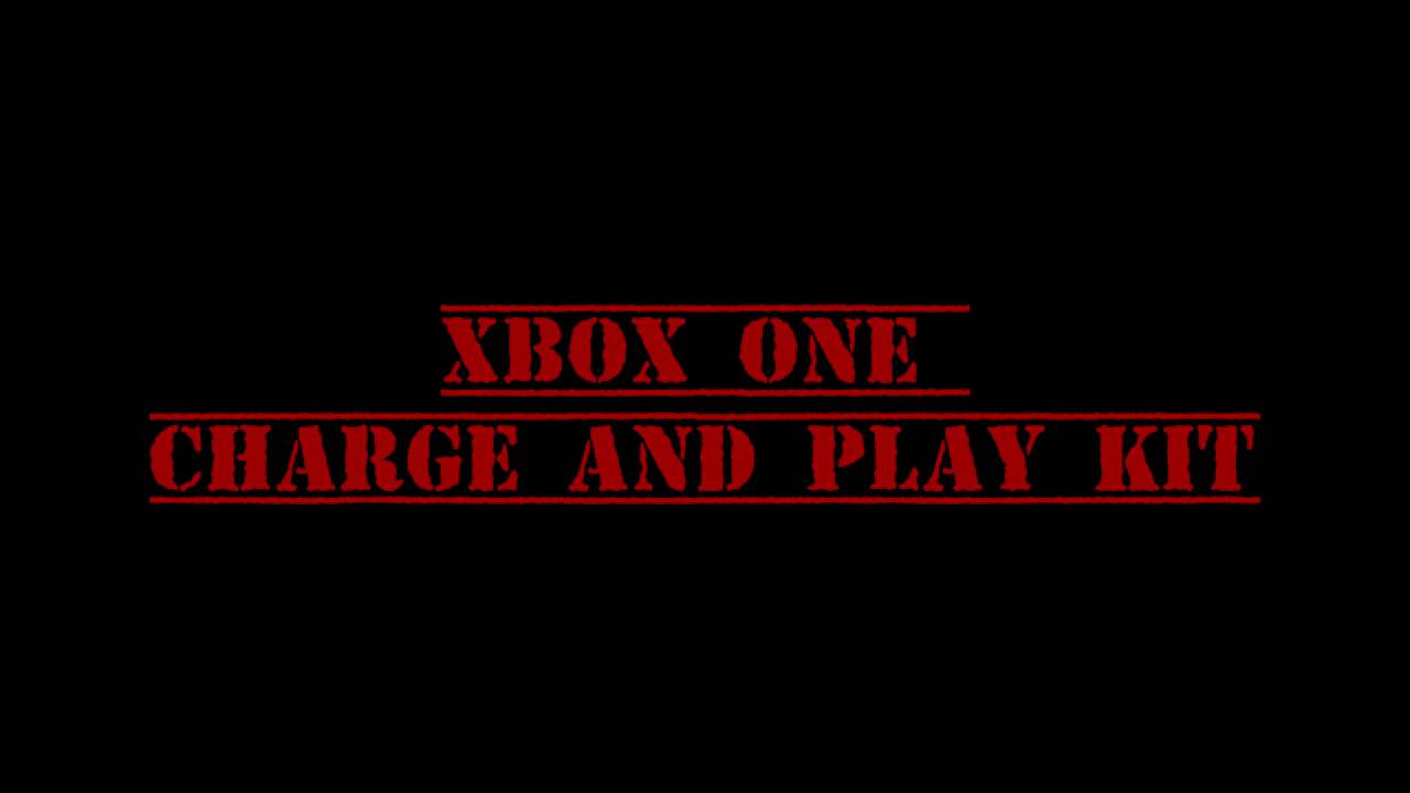 XBox One charge and play kit unboxing YouTube