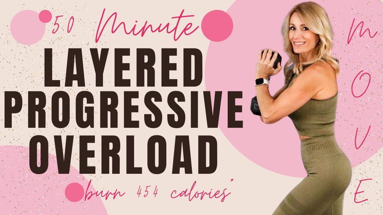 50 Minute Layered PROGRESSIVE OVERLOAD | Full Body Strength & Cardio ...