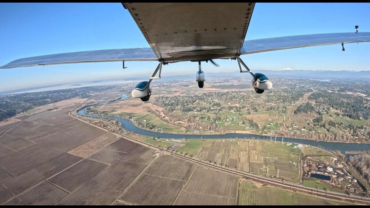 Flying for Fun on a Sunny Winter Afternoon