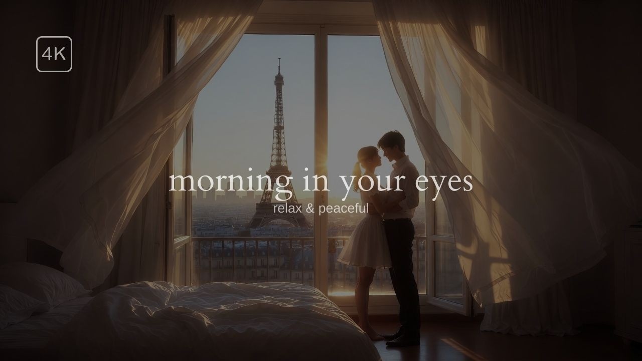 Spend a Romantic Morning in Paris – 1 Hour Luxury Love Song | Eiffel Sunrise Ambience