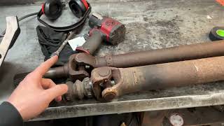 Duramax driveshaft for 4l80e swap noodletime!