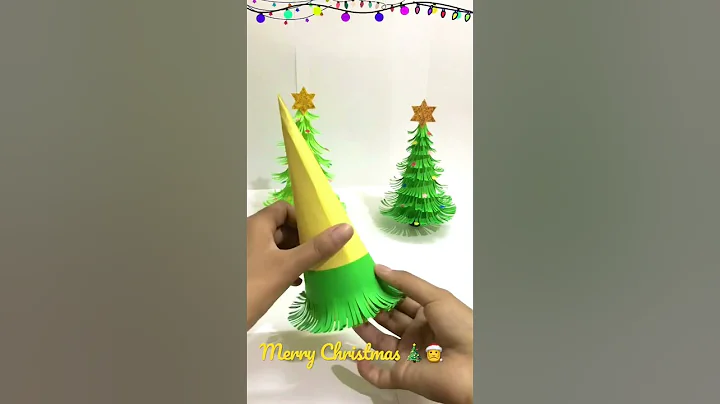 DIY Christmas tree || Christmas tree Paper craft|| #exclusive #viralvideo #viral #tiktok #christmas