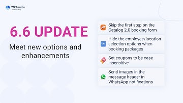 WordPress Appointment and Event Booking Plugin - Amelia 6.6 version