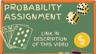 Probability assignment Class 10 CBSE (Link in description) Chapter 15 by Parshav Jain