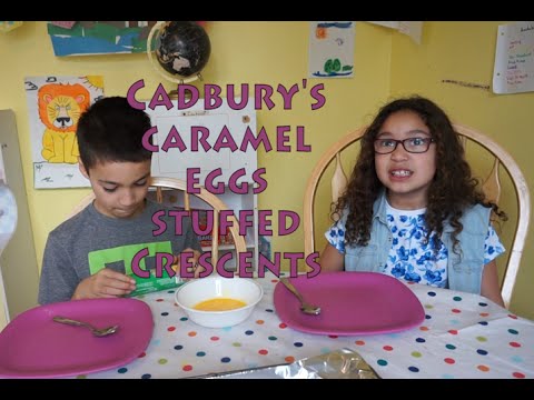 Cadbury Stuffed Crescents | #KidsInTheKitchen | MamaKatTV