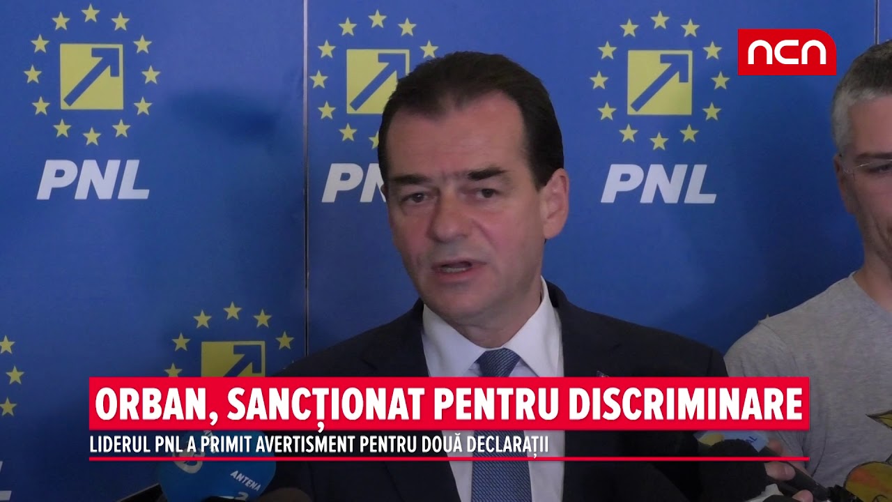 ORBAN, SANCTIONAT PENTRU DISCRIMINARE stories we tell