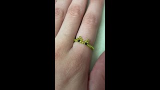 Diy Beaded Frog Ring