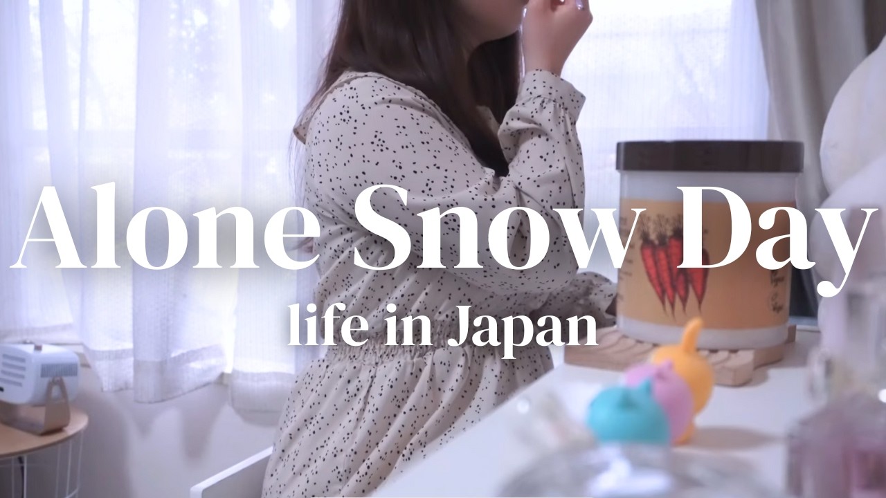 Жизнь в одиночестве в Японии ❄️ | Тихий и одинокий снежный день