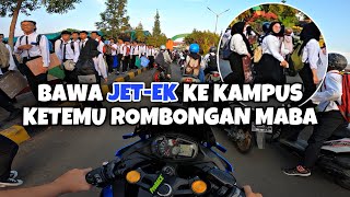 JET-EK NEROBOS ROMBONGAN MAHASISWA BARU‼️ | Indonesia Motovlog (251)