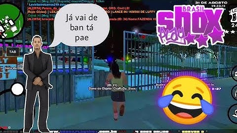 INVADI A MANSÃO DO CHARADA SHOX, FUI DE BAN?? || GTA SAMP “BRASIL PLAY SHOX" SERVER 3 [PC/ANDROID] .
