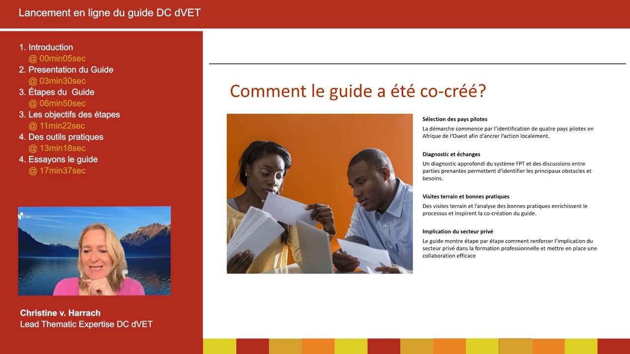 Lancement en ligne du guide DC dVET