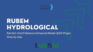 RUBEM Hydrological: QGIS plugin model application  tutorial