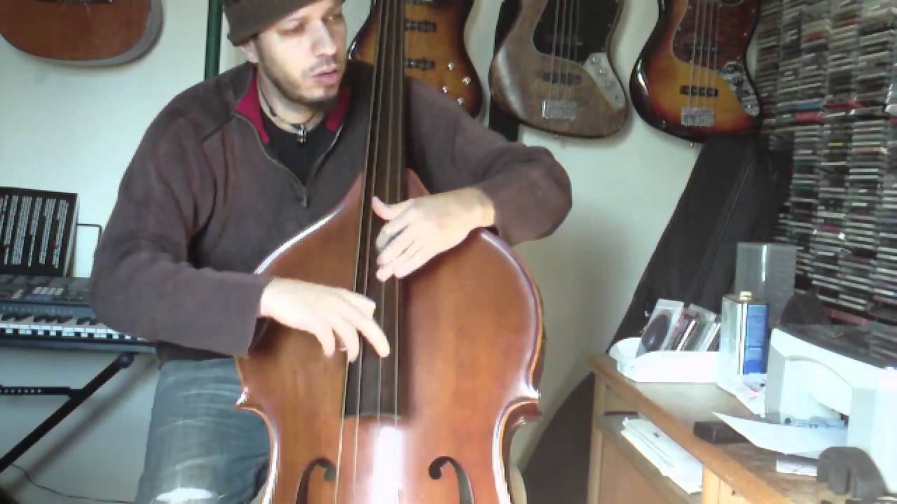 scrapple from the apple upright bass solo YouTube
