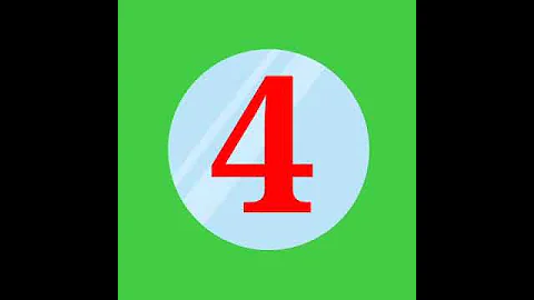 5 seconds countdown in green screen #short