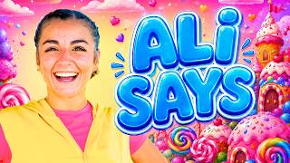 ALI SAYS: Candy Challenge! 🍬 Interactive Simon Says Brain Break for Kids 🍭🍫