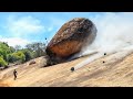 35 massive rockfalls caught on camera