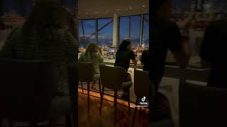 Dinner in the sky Dallas at Crown Block! One of my favorite Dallas food spots. #dallas #dallasfood