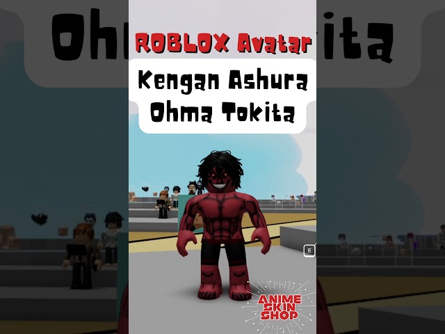 【Ohma Tokita/Kengan Ashura】This game is Roblox's "Anime skin shop" #Shorts
