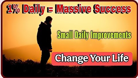 The 1% Rule : How Small Daily Improvements Create Massive Success 🚀