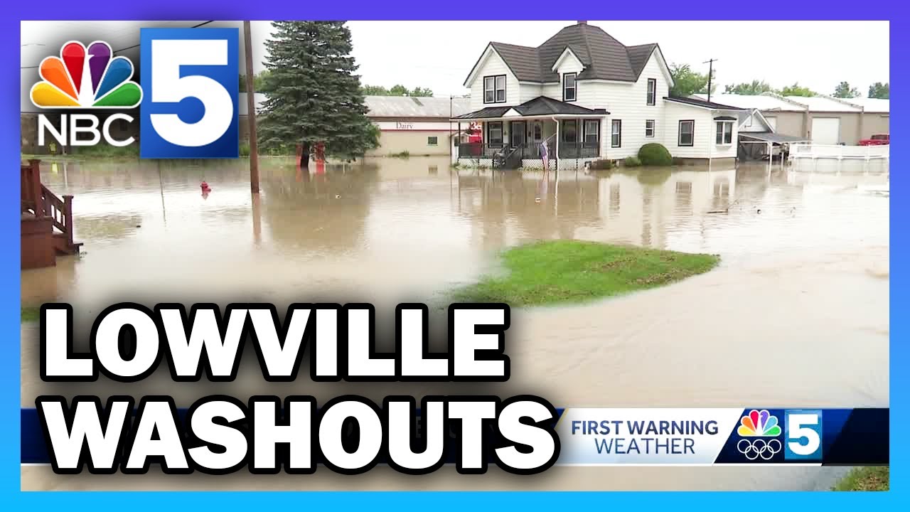 Washouts cause State of Emergency in Lowville, New York YouTube