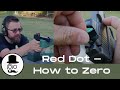 How to Zero a Red Dot Optic on a Pistol - Using a Bench Rest