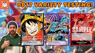 OP17 Variety Testing! (Kaido, Luffy, R Ace) | One Piece Card Game
