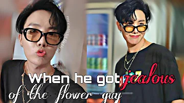 When he got jealous of the flower guy| jhope ff| bts ff|j-hope ff