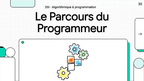 3ème Sciences Informatique  - Algorithmiques et Programmation Tunisie