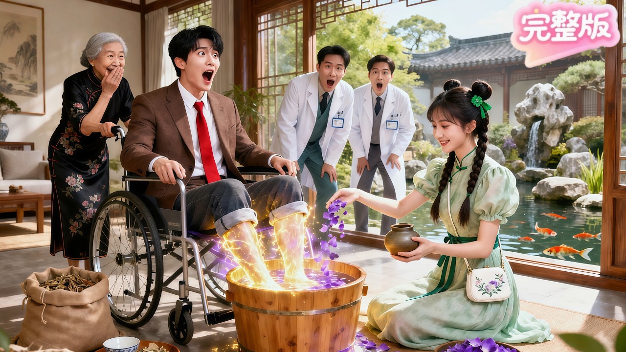 所有名醫宣告無解的殘障總裁！竟被鄉下的女孩一瓶神秘藥水瞬間治癒！當場豪車車隊將她娶進門，人生就此逆襲！