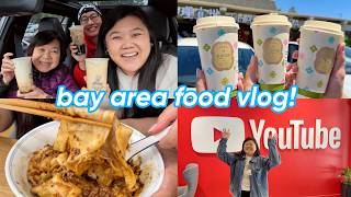 Bay Area Food Diaries  favorite Boba Shop New Wide Noodles  Hk Cafe  Speaking At Youtube 