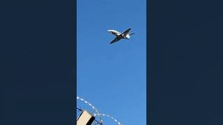 Tiny Plane Landing At Düsseldorf Eddl