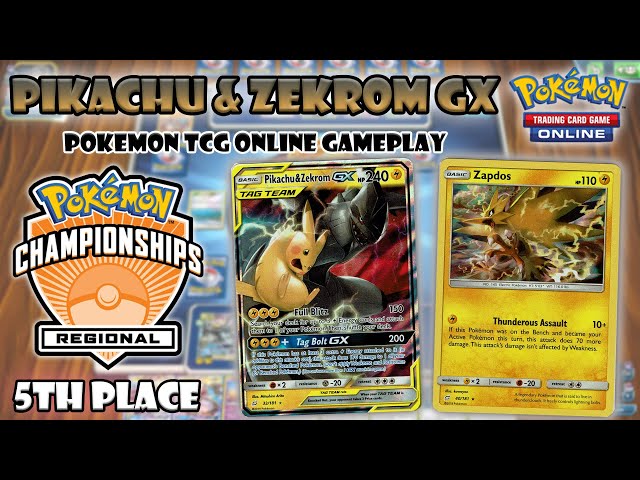 Pikachu & Zekrom-GX online digital card Pokémon TCG PTCGO - FAST