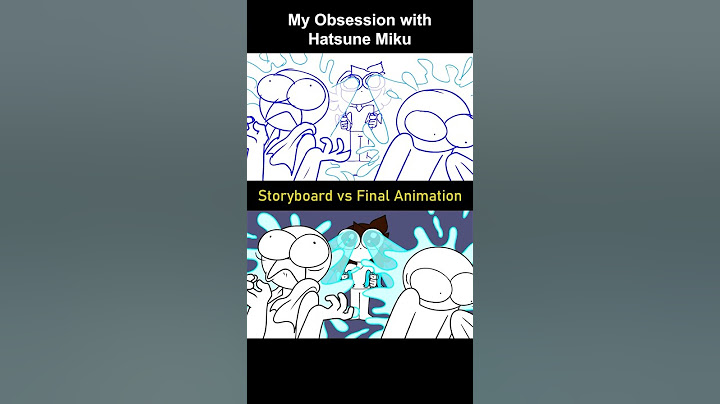 Storyboard vs Animation: Hatsune Miku (shot 23)