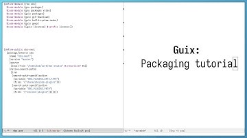 Guix: Packaging tutorial
