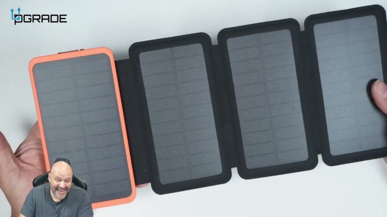 Solar Charger Power Bank 27000mAh with 4 Solar Panels – Hiluckey