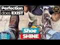 The most satisfying shoe shine experience ever  asmr personal attention